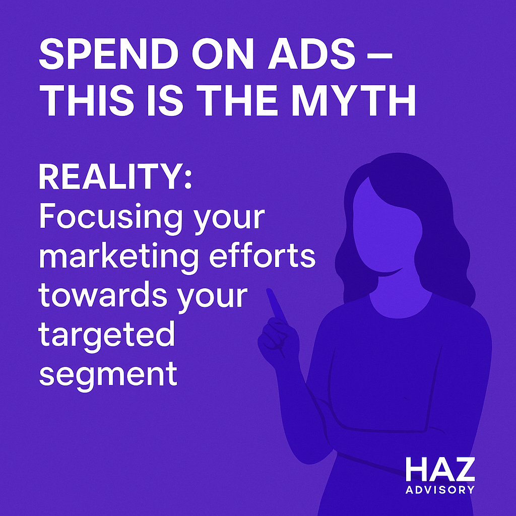 The Biggest Marketing Myth: More Ads = More Growth (Why a Fractional CMO Knows Better)